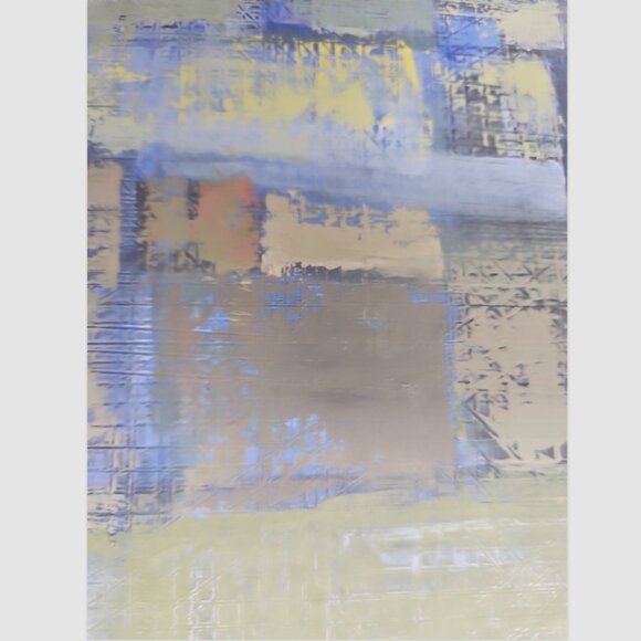 Modern Abstract Painting Kay Arlene Ridenour Wilson (1937 - 2007) Listed Artist - Picture 6 of 7